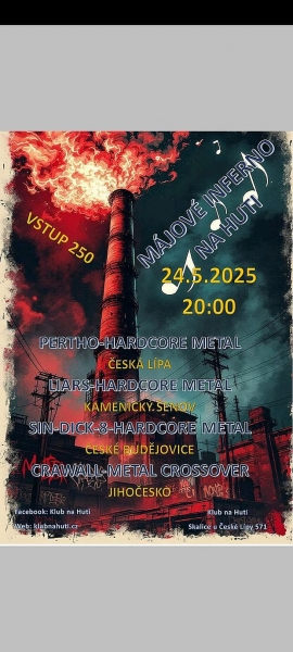 Májové Inferno na Huti 2025
