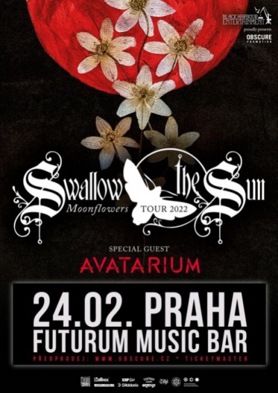 Moonflowers tour 2022+2023 (Swallow The Sun + Avatarium) - Praha Moonflowers tour 2022+2023 (Swallow The Sun + Avatarium) - Praha