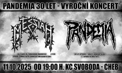 Výroční koncert 30 let PANDEMIA!