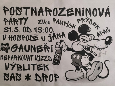 Postnarozeninová párty 2025