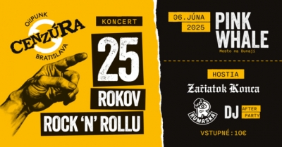 CENZURA oslavuje 25. rokov - Bratislava