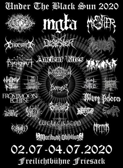 Under The Black Sun Open Air 2020 + 2021 + 2022 Under The Black Sun Open Air 2020 + 2021 + 2022