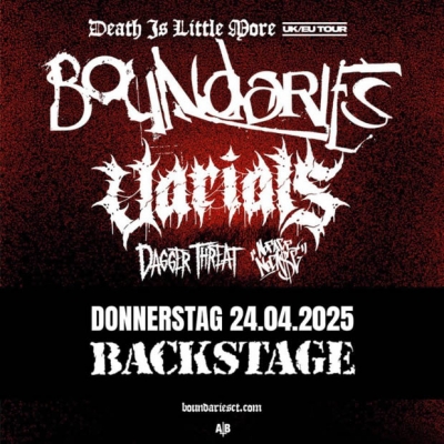Boundaries - Death is little more EU/Uk Tour 2025 - Mnichov Boundaries - Death is little more EU/Uk Tour 2025 - Mnichov