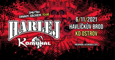 Harlej - Smutku dávám sbohem tour 2021 - Havlíčkův Brod Harlej - Smutku dávám sbohem tour 2021 - Havlíčkův Brod