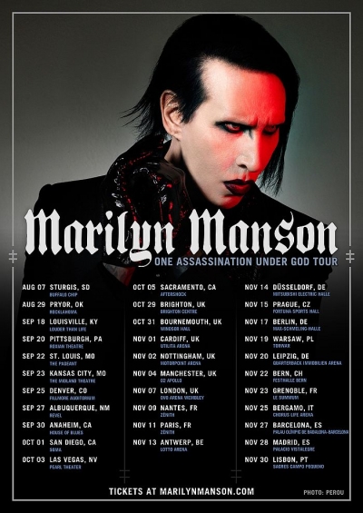 Marilyn Manson - ONE ASSASSINATION UNDER GOD TOUR 2025 - Varšava