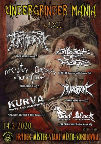 (ZRUŠENO) Undergrinder MANIA vol.12 (ZRUŠENO) Undergrinder MANIA vol.12