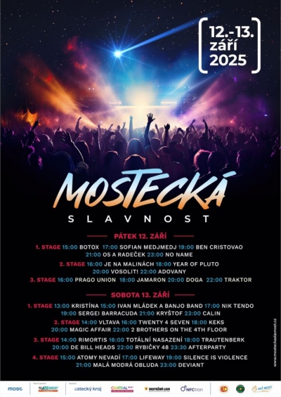 Mostecká slavnost 2025