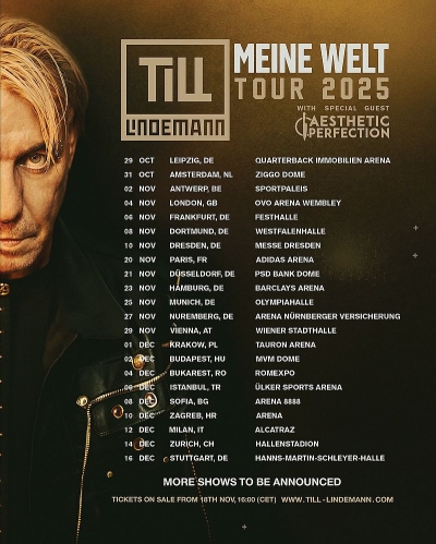 Till Lindemann - Meine Welt Tour 2025 - Drážďany