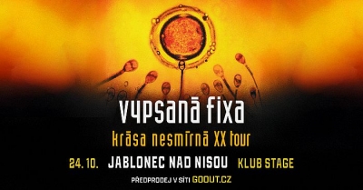 Vypsaná fixa - Krása nesmírná XX Tour 2025 - Jablonec nad Nisou