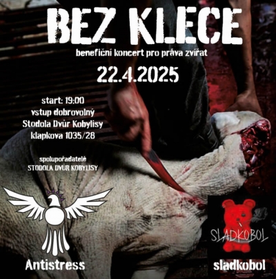 (ZRUŠENO) Bez klece 2025 - benefiční koncert pro práva zvířat (ZRUŠENO) Bez klece 2025 - benefiční koncert pro práva zvířat