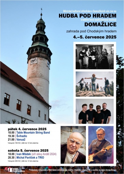 Hudba pod hradem Domažlice 2025 Hudba pod hradem Domažlice 2025