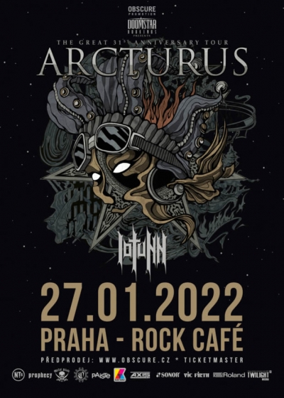 (ZRUŠENO) ARCTURUS, IOTUNN - Praha