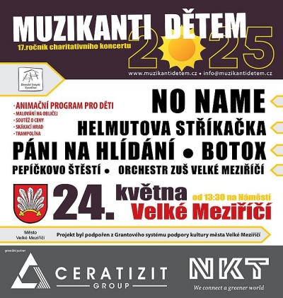 Charitativní koncert MUZIKANTI DĚTEM 2025 (vol.17) Charitativní koncert MUZIKANTI DĚTEM 2025 (vol.17)