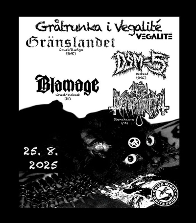 (ZRUŠENO) Gränslandet (SWE) & DSM-5 (SWE) & Blamage (SK) - Brno 2025