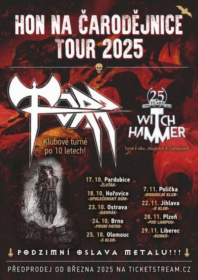 Törr - Hon na čarodějnice Tour 2025 - Polička