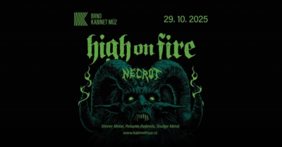 High On Fire (USA) & Necrot (USA) - Brno 2025