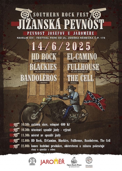 JIŽANSKÁ PEVNOST - southern rock fest 2025 JIŽANSKÁ PEVNOST - southern rock fest 2025