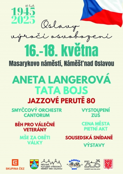 Oslavy výročí osvobození - 1945 - 2025 Oslavy výročí osvobození - 1945 - 2025
