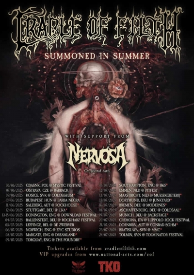 Cradle of filth - Summoned in summer 2025 - Dornbirn Cradle of filth - Summoned in summer 2025 - Dornbirn
