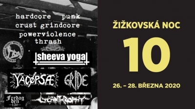 (ODLOŽENO) ŽN10 x sypačky ve Vopici: Yacøpsæ (DE), Gride, Sheeva Yoga ad. (ODLOŽENO) ŽN10 x sypačky ve Vopici: Yacøpsæ (DE), Gride, Sheeva Yoga ad.