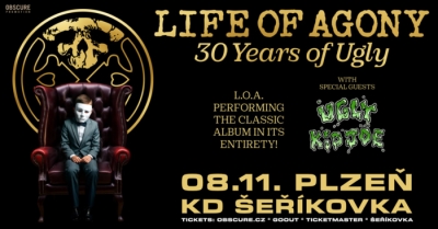 Life of Agony & Ugly Kid Joe - 30 Years of Ugly - Plzeň Life of Agony & Ugly Kid Joe - 30 Years of Ugly - Plzeň