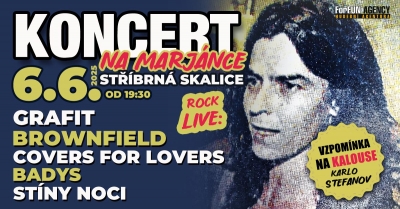 ROCK KONCERT PRO KALOUSE NA MARJÁNCE 2025 ROCK KONCERT PRO KALOUSE NA MARJÁNCE 2025
