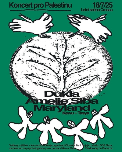 Koncert pro Palestinu: Dukla, Amelie Siba, Maryland Koncert pro Palestinu: Dukla, Amelie Siba, Maryland