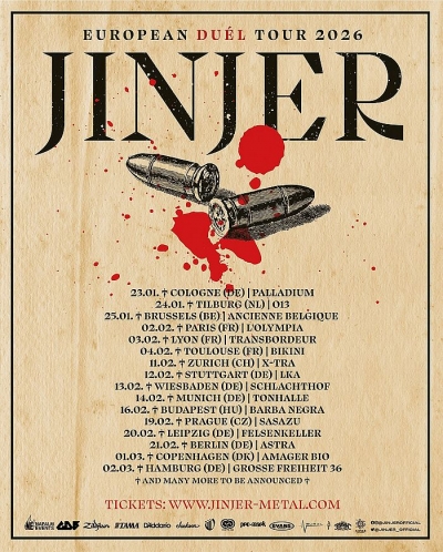 Jinjer - European Duél Tour 2026 - Lipsko