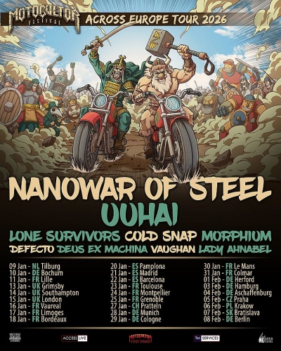 Nanowar Of Steel & Uuhai - MOTOCULTOR ACROSS EUROPE tour 2026 - Berlín