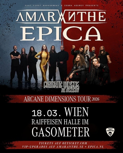 EPICA & AMARANTHE - Arcane Dimensions Tour 2026 - Vídeň
