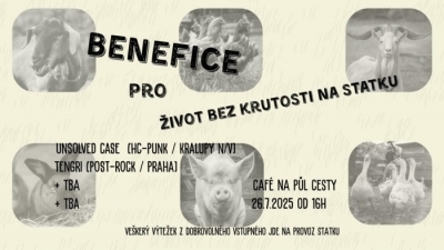 BENEFICE pro Život bez krutosti na statku 2025 BENEFICE pro Život bez krutosti na statku 2025