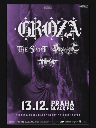 GROZA, THE SPIRIT, ANTE-INFERNO, ANTIKVLT - Praha 2025