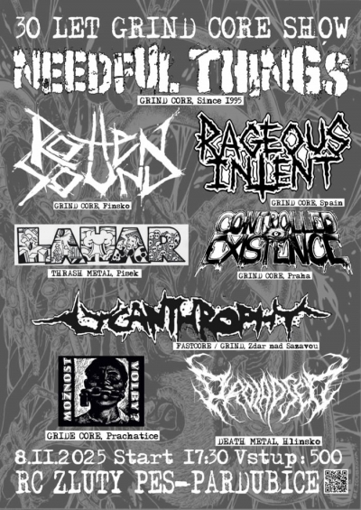 NEEDFUL THINGS - 30 Years Of Grind Madness