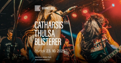 CATHARSIS (USA) - European Tour 2025 - Brno CATHARSIS (USA) - European Tour 2025 - Brno