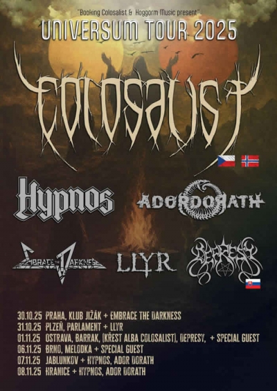 Colosalist - UNIVERSUM TOUR 2025 - Ostrava (křest alba)
