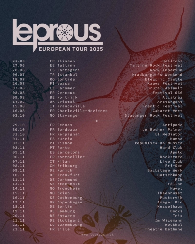 Leprous - European Tour 2025 - Mnichov