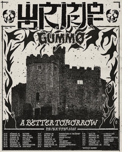 Wormrot & Gummo - A BETTER TOMORROW’ EU/UK TOUR 2025 - Salzburg