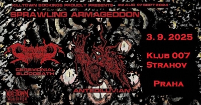 ANTEDILUVIAN (can) & CEREMONIAL BLOODBATH (can) - Praha 2025