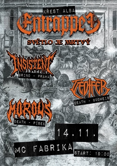 Entrapped - Křest alba Světlo je mrtvý