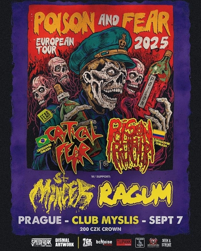 Critical Fear (BRA) & Posion The Preacher (COL) - Praha 2025