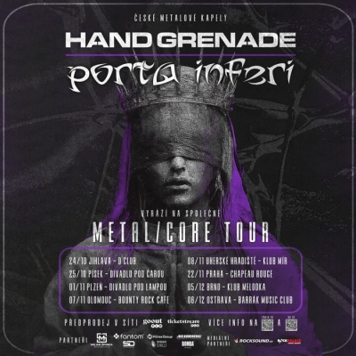 Porta Inferi & Hand Grenade - METAL/CORE TOUR 2025 - Praha