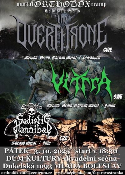 The Overthrone (SWE) & Vittra (SWE) - Mladá Boleslav 2025