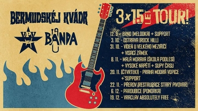 Bermudskéj Kvádr & VPV & Banda - 3x15 let Tour! - Malá Morava