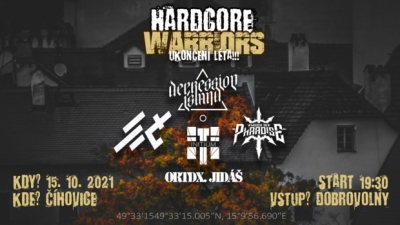 HARDCORE WARRIORS - Week In Paradise, Depression Island, Initium, EČ, Ortodoxní Jidáš