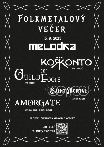 Folkmetalový večer na Nové Melodce 2025
