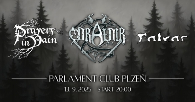 Prayers in Vain, Odraedir, Falcar - Plzeň 2025
