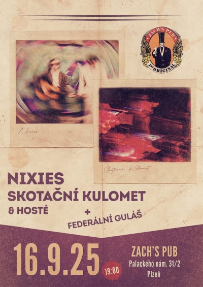 Skotační Kulomet & Nnixies & Federální guláš - Plzeň 2025