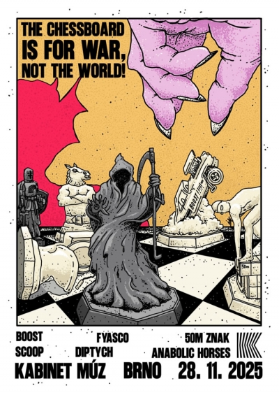 50m Znak + Boost + Scoop + Fyasco + Anabolic Horses + Diptych / Brno 2025