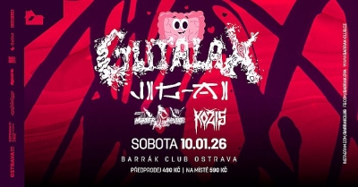 GUTALAX, JIG-AI, MURDER RAPE AMPUTATE, KOŽIS – Ostrava 2026