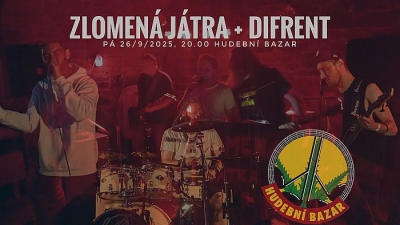Zlomená játra & DIFRENT - Ostrava 2025